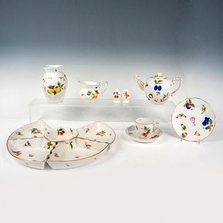 14pc Herend Porcelain Tableware Collectibles