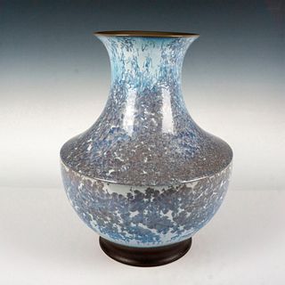 Rare Vintage Lladro Porcelain Silver Vase