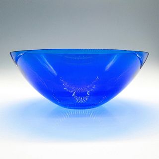 Lalique Blue Glass Bowl