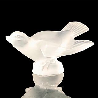 Lalique Crystal Wings Out Sparrow Figure