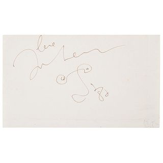 John Lennon Signature (One of His Last Autographs - Postmarked December 1, 1980)