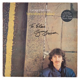 George Harrison Signed Album - Somewhere In England