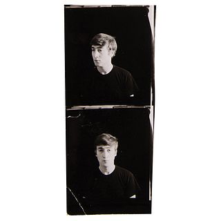 John Lennon Original &#39;Contact Sheet&#39; Photograph by Astrid Kirchherr