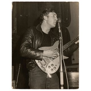John Lennon Original 1961 Photograph -Aintree Institute in Liverpool, England
