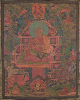 Early Antique TIbetan Thangka