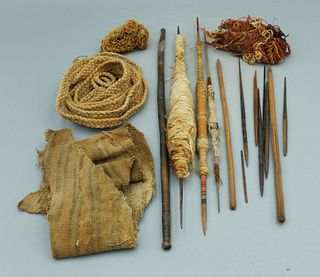 Collection Ancient Textile Implements - Peru