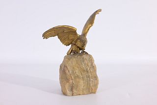 19th Century Gilded Bronze Eagle
