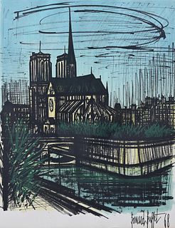 Bernard Buffet (1928-1999) "Notre Dame"