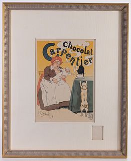 French Poster Chocolate Carpentier by H. Gerbault