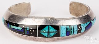Jim Harrison, Navajo sterling cuff bracelet