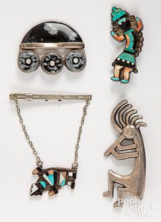 Group of Hopi Indian jewelry