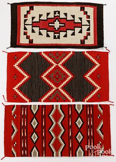 Three contemporary Mexican Zapotec Indian weavings