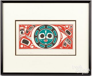 Danny Dennis, Tsimshian Native American serigraph