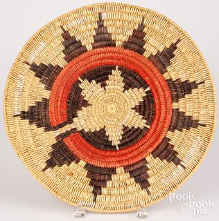 Navajo Indian wedding basket, mid 20th c.