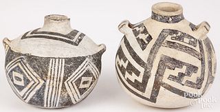 Two Anasazi Indian seed jars