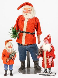 Three composition Santa Clauses