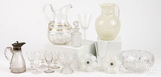 Grouping of glassware