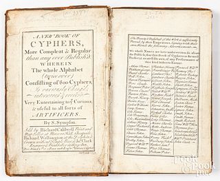 A New Book of Cyphers, More Compleat & Regular...