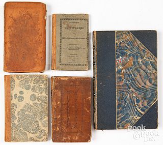 Five adventure and travel books, 18th/19th c.