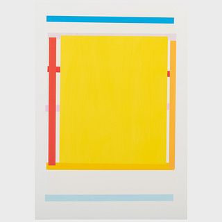 Imi Knoebel (b. 1940): Untitled #1 (diptych); Untitled (yellow)