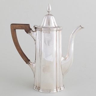 George V Tiffany & Co., Silver Coffee Pot