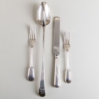 Group of English Silver Flatware