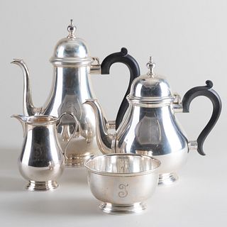 Tiffany & Co. Four-Piece Silver Tea Service