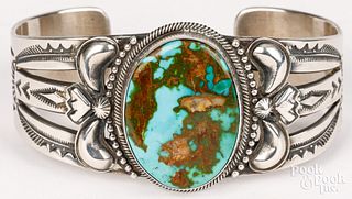 Stanley Parker, Navajo Indian silver bracelet