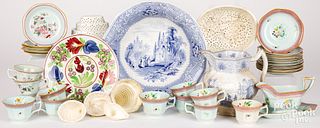 Miscellaneous porcelain tablewares