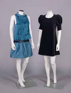 TWO BIBA MINI DRESSES, LONDON, LATE 1960s & A/W 2008