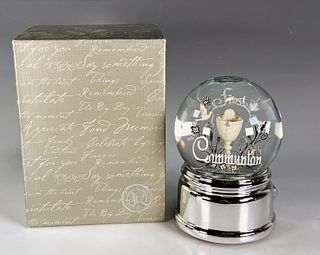 THINGS REMEMBERED FIRST COMMUNION SNOW GLOBE IN BOX