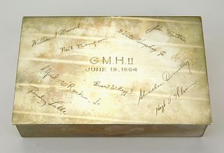 Tiffany & Co. sterling silver cigarette box