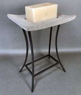 TALL METAL STAND CANDLE HOLDER