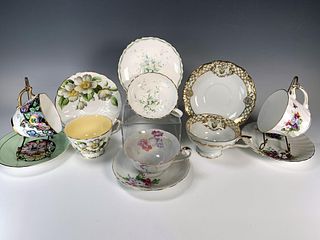 COLLECTION OF TEACUP AND SAUCER SETS