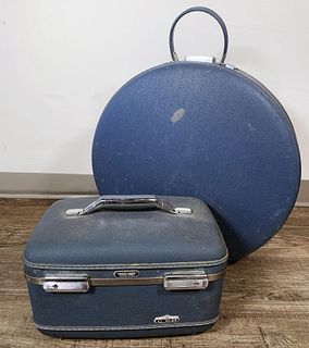 2 AMERICAN TOURISTER SUITCASES W ACCESSORIES