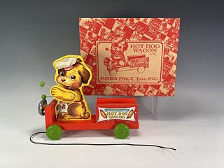 REPRO FISHER PRICE HOT DOG WAGON LIMITED EDITION