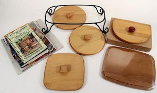 GROUP OF LONGABERGER BASKET ACCESSORIES