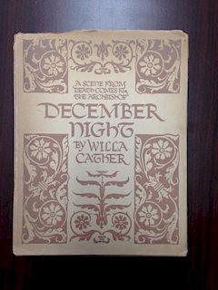 'DECEMBER NIGHT' BY WILLA CATHER, A SCENE FROM 'DEATH COMES FOR THE ARCHBISHOP'