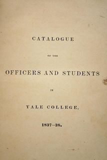 (4) RARE YALE CATALOGS BOUND AS ONE