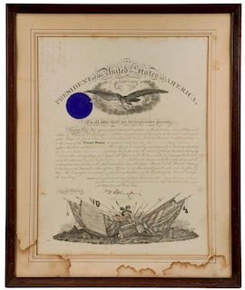 FRAMED MILITARY APPOINTMENT