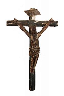 EARLY MEXICAN CRUCIFIX