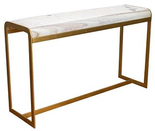 Modern Marble Top Console Table
