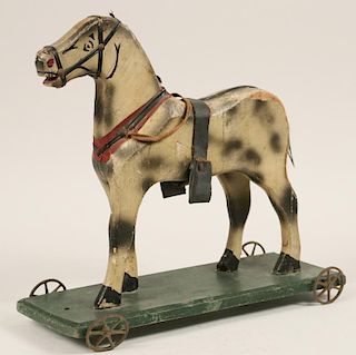 TOY WOODEN HORSE