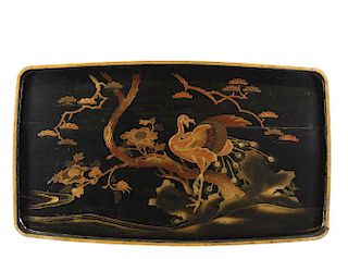 JAPANESE LACQUERED TRAY