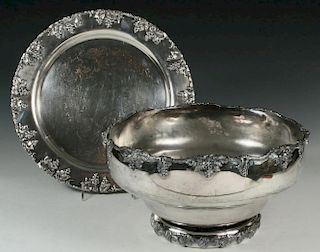 PUNCH BOWL ON TRAY