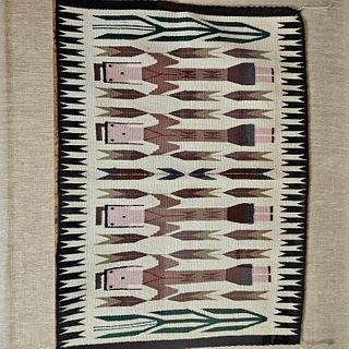 Navajo Yei Rug with Four Figures