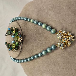 Group of Two Vintage Fashion Jewelry Items