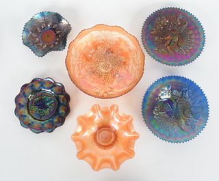 A Group of Carnival Glass