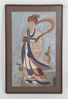 A Korean Minhwa, Folk Art Painting, Immortal