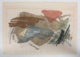 Rikio Takahashi (Japanese, 1917-1991) Woodblock Print
